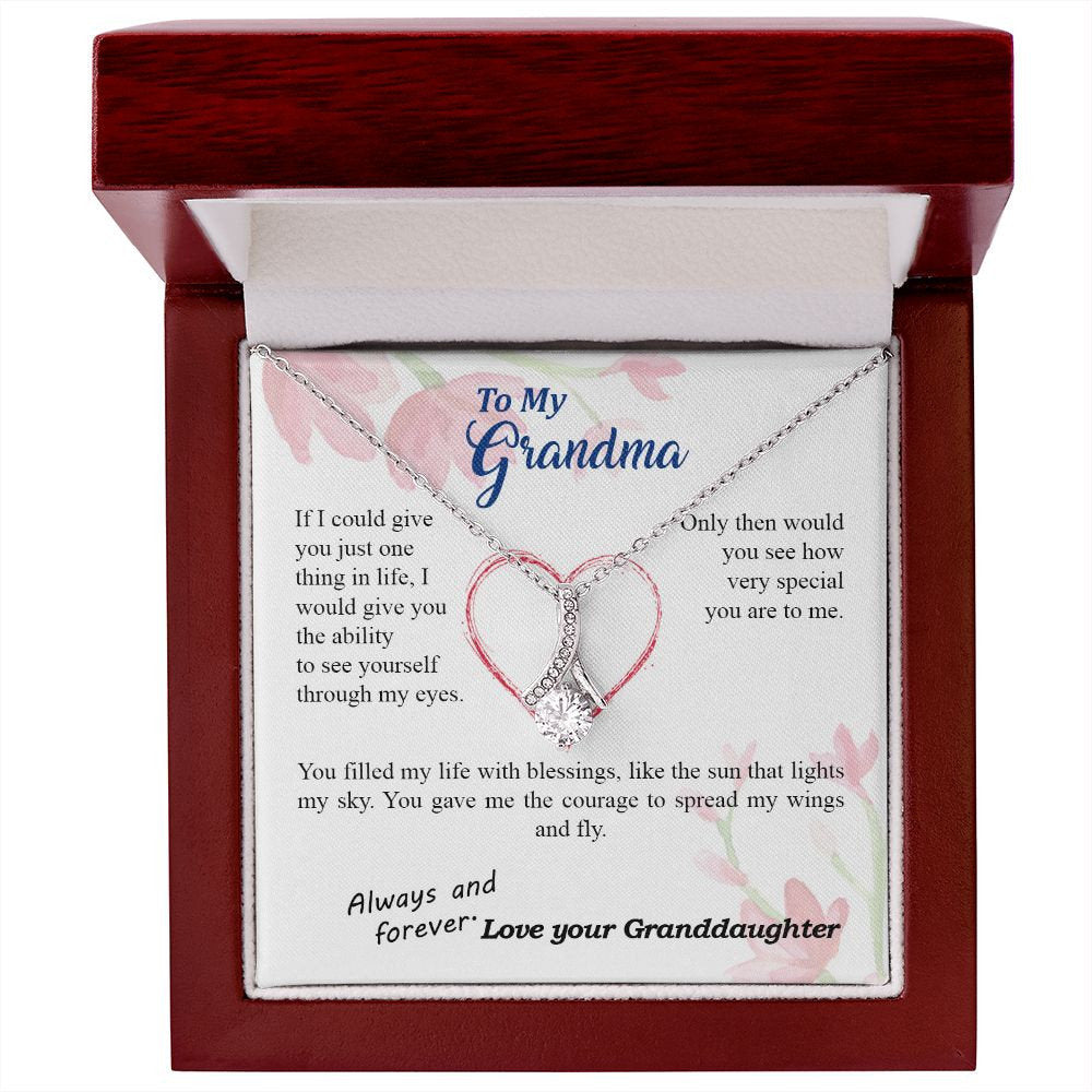 Mothers Day Gift from Granddaughter - Alluring Beauty Necklace