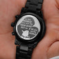 To New Dad - my world - Stainless Steel Luxury Watch