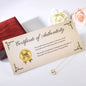 To my Soulmate - Greatest Love Story - Everlasting Love - Solid Gold Real Diamonds -Free Shipping
