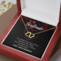 To my Soulmate - Greatest Love Story - Everlasting Love - Solid Gold Real Diamonds -Free Shipping