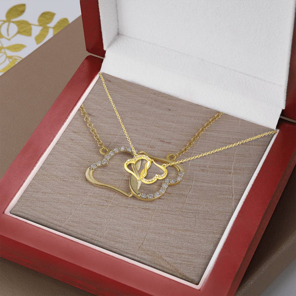 To XXX - Greatest Love Story - Everlasting Love - Solid Gold Real Diamonds -Free Shipping