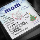 To Mom - effort and training D.a.d. - xmas BEST LAUGH v1 - funny - from Your Favourite - Love Knot