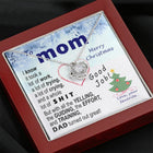 To Mom - effort and training D.a.d. - xmas BEST LAUGH v1 - funny - from Your Favourite - Love Knot