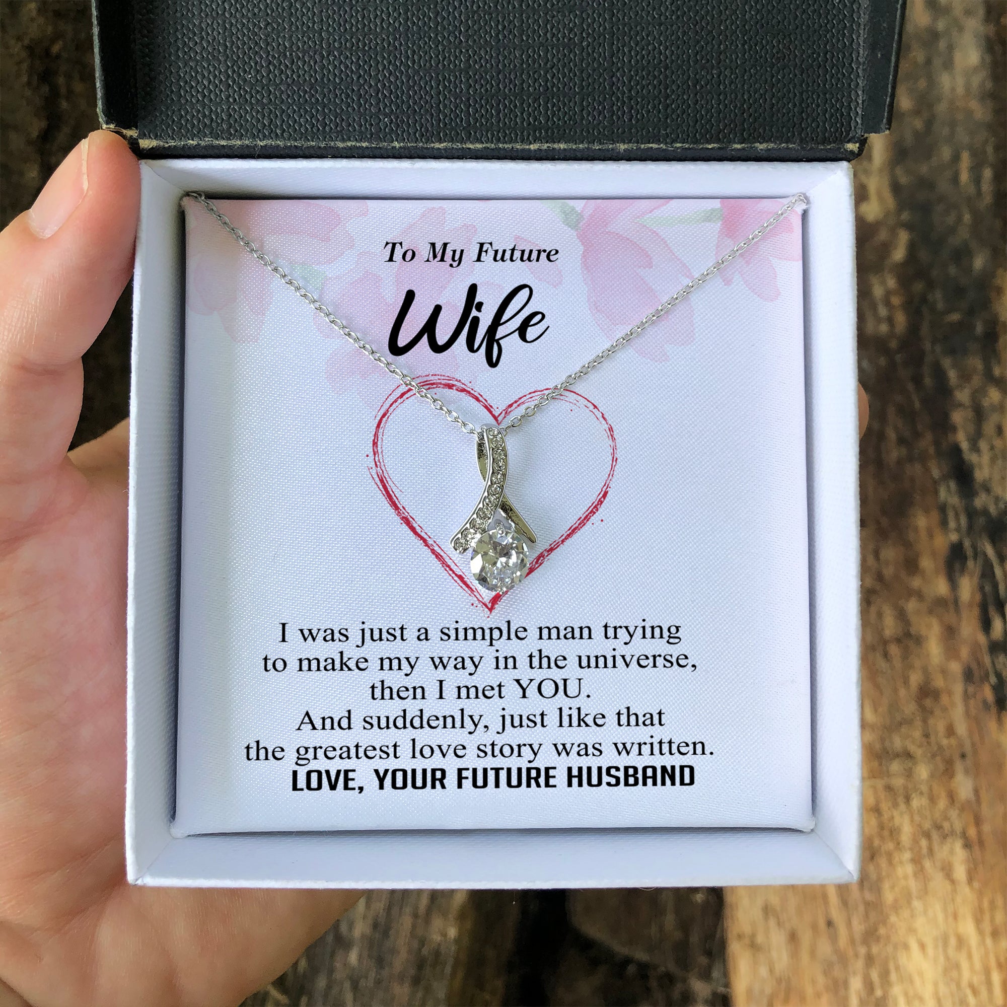 To my Future Wife - Greatest Love Story - Alluring Necklace - v10