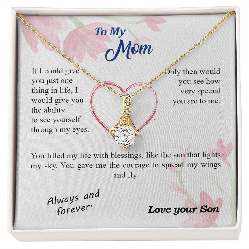 Mothers Day Gift from Son- Alluring Beauty Necklace