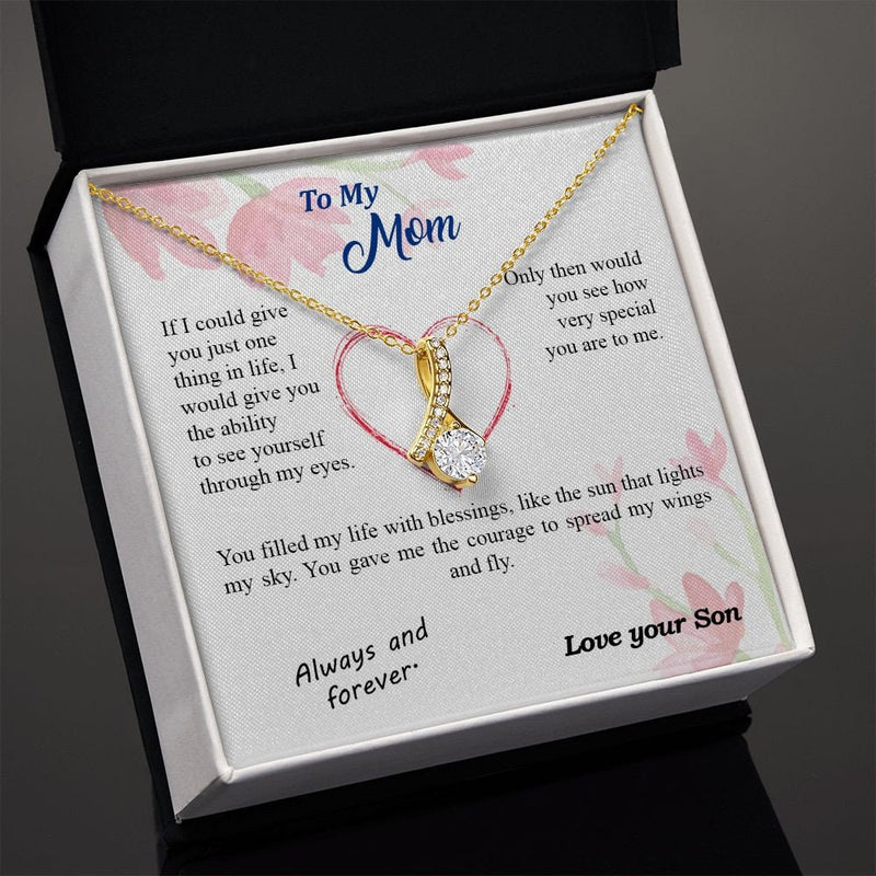 Mothers Day Gift from Son- Alluring Beauty Necklace