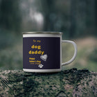 To Doggy Dad - Thank you - Sorry for Licking B from  Doggy - Enamel Camping Mug