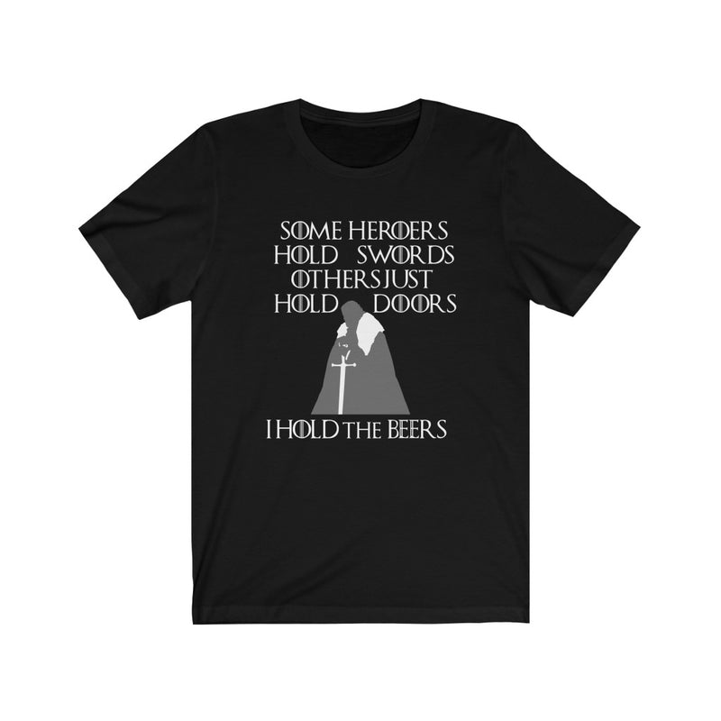 To Dad - GOT Hero Holds Beers - Unisex Ultra Cotton Tee