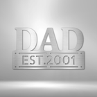 Father's Day - Steel Sign For Dad Workshop Garage Den Deck