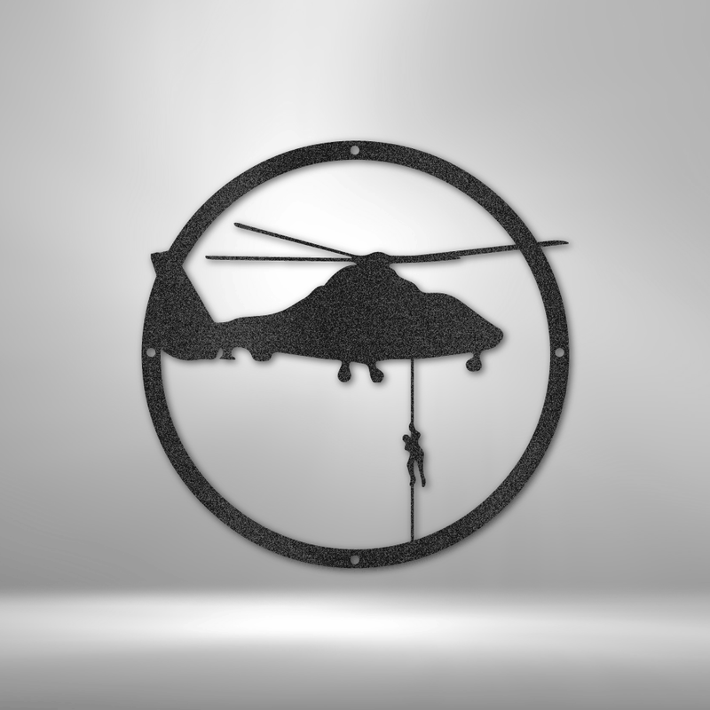 Helicopter Drop - Steel Sign America