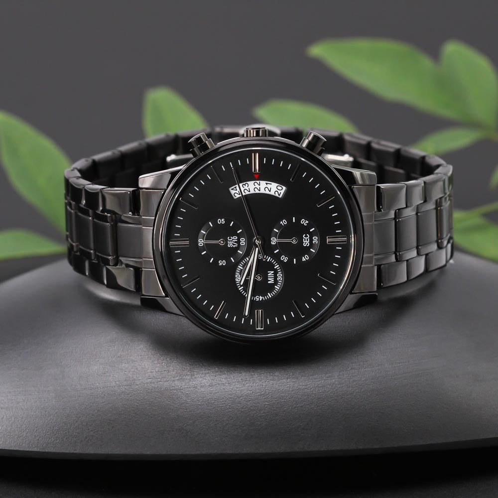 To My Groomsmen -  Thank you for everything  Event Memento - Stainless Steel Luxury Watch