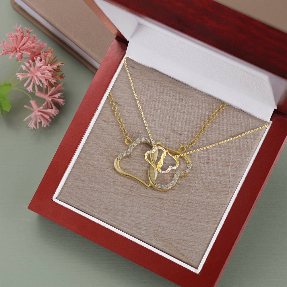 To XXX - My Desert Spring Always Love You - Everlasting Love - Solid Gold Real Diamonds -Free Shipping