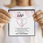 To my Wife - Greatest Love Story - Alluring Necklace