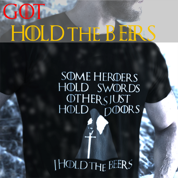 To Dad - GOT Hero Holds Beers - Unisex Ultra Cotton Tee