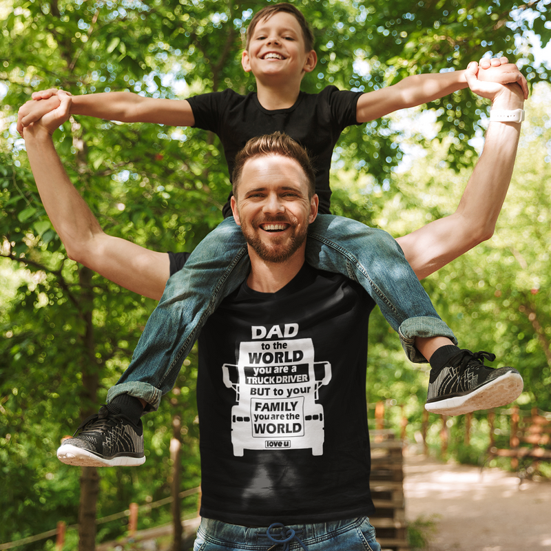 To Trucker Dad - You are the world - Unisex Ultra Cotton Tee